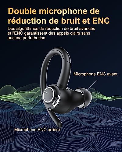 Écouteurs Bluetooth sport avec réduction du bruit - Image 4